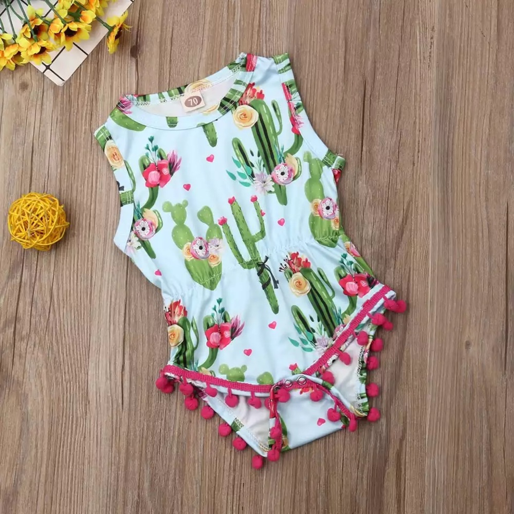 🌵Southern Cactus Romper
